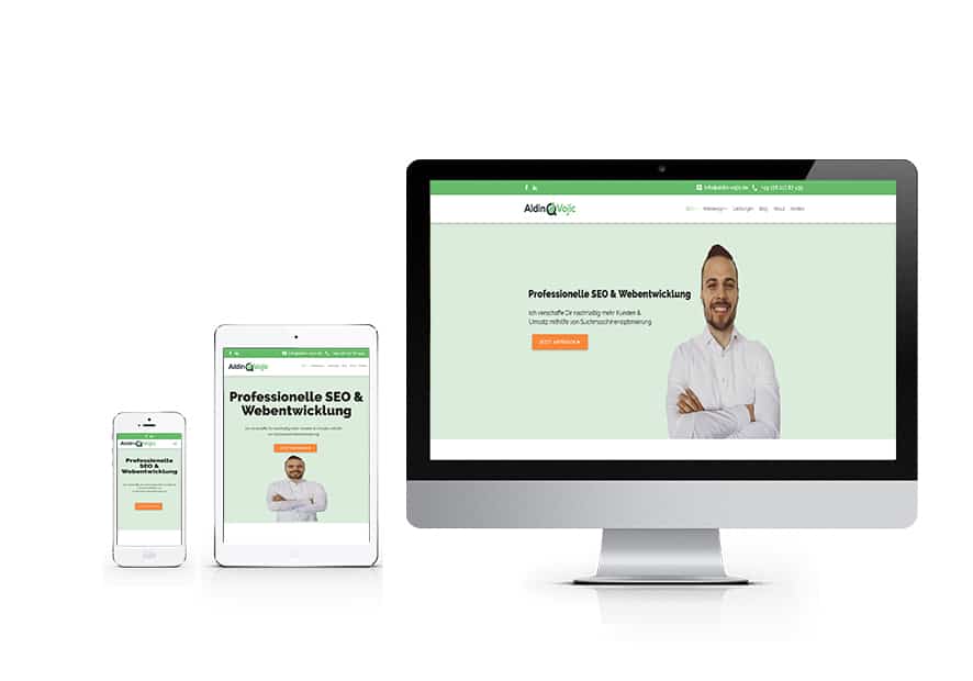 Responsive Webdesign am Beispiel aldin-vojic.de