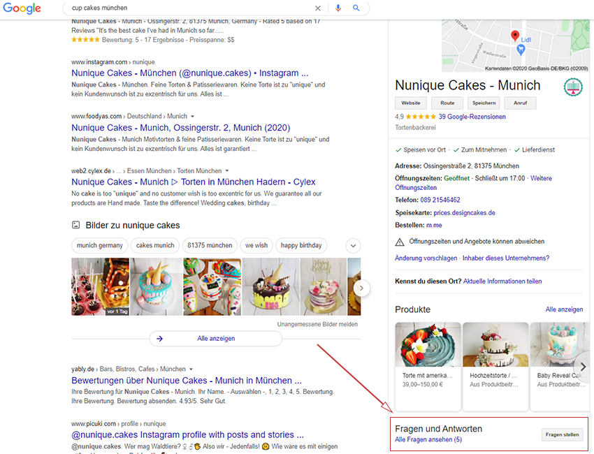 Suchergebnis für Cupcakes München Nunique Cakes - oft gestellte Fragen